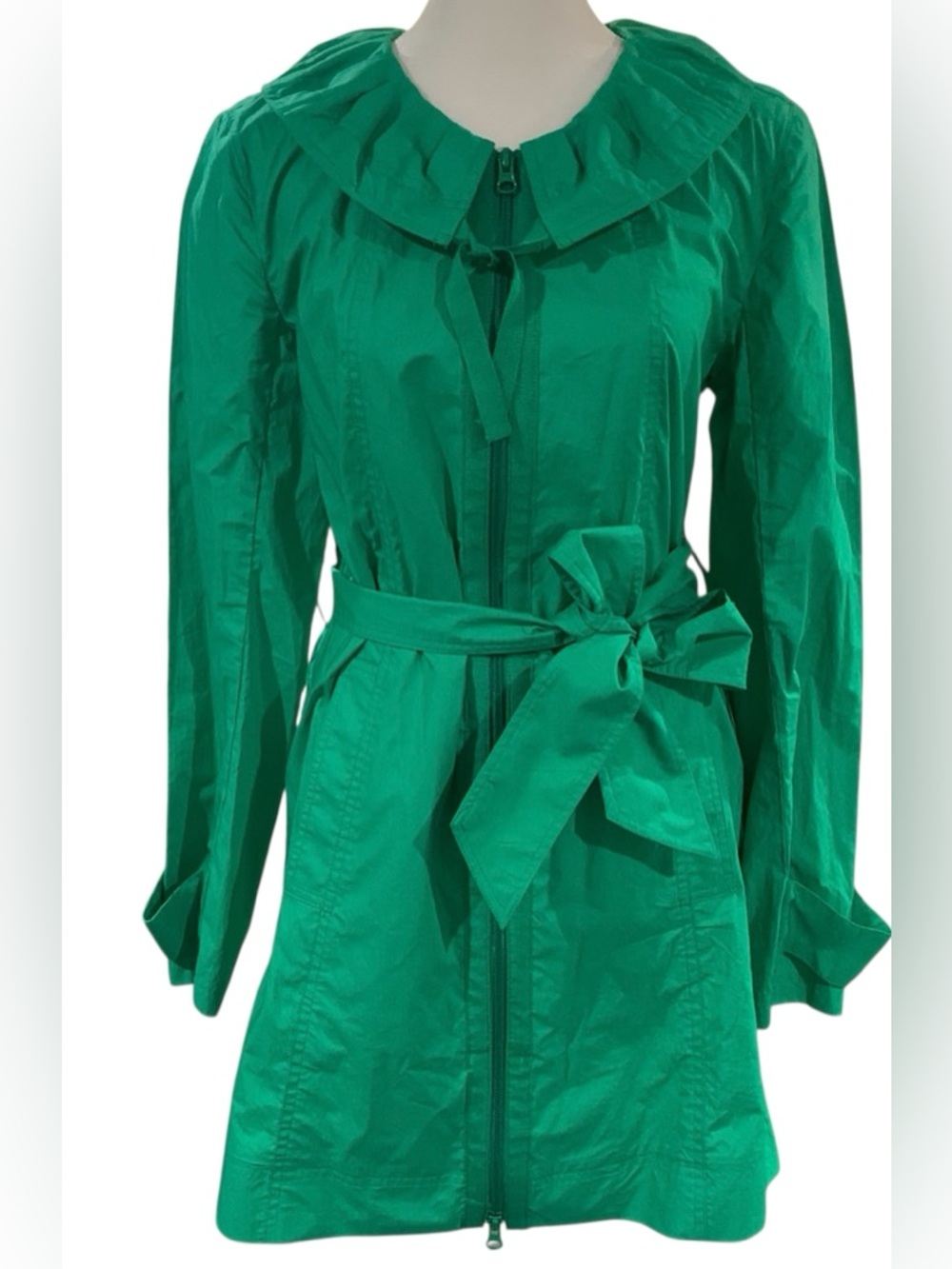 Kristin Davis Lightweight Trench Coat Style Jacket